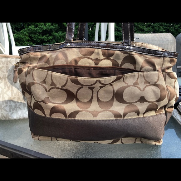 Coach diaper bag/weekender - Picture 2 of 3